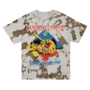 Cannibal Coprse Hammer Smashed Face Mold Dye T-Shirt