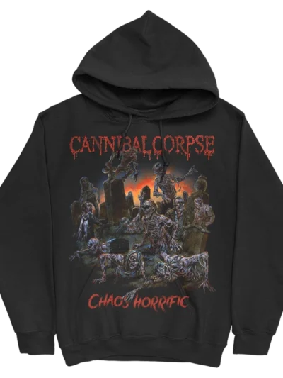 Cannibal Corpse Chaos Horrific Alternate Pullover Black Hoodie