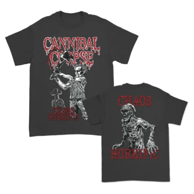 Cannibal Corpse Chaos Horrific Bootleg Dark Grey T-Shirt