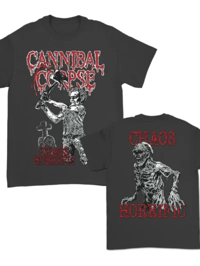 Cannibal Corpse Chaos Horrific Bootleg Dark Grey T-Shirt