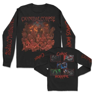 Cannibal Corpse Chaos Horrific Cover Black Long Sleeve