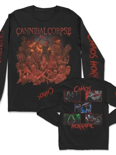 Cannibal Corpse Chaos Horrific Cover Black Long Sleeve