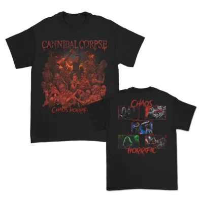 Cannibal Corpse Chaos Horrific Cover Black T-Shirt