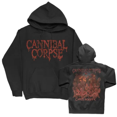 Cannibal Corpse Chaos Horrific Cover Pullover Black Hoodie
