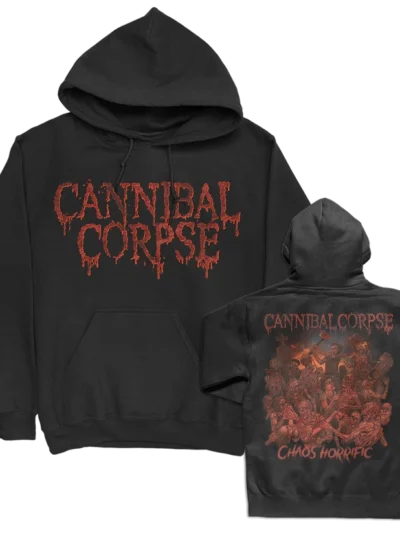 Cannibal Corpse Chaos Horrific Cover Pullover Black Hoodie