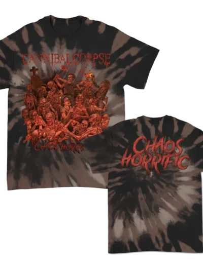 Cannibal Corpse Chaos Horrific Cover t Black Dye T-Shirt