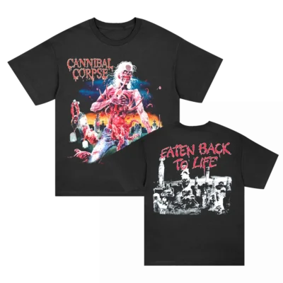 Cannibal Corpse Eaten Back To Life Faded Black T-Shirt