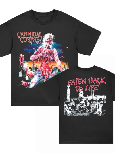 Cannibal Corpse Eaten Back To Life Faded Black T-Shirt