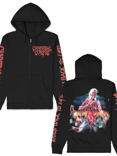 Cannibal Corpse Eaten Back To Life Zip Up Back Hoodie