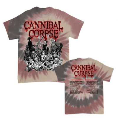 Cannibal Corpse Graveyard NA 2024 Tour Sequoia Dye T-Shirt