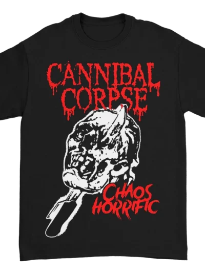 Cannibal Corpse Ice Pick Skull Black T-Shirt