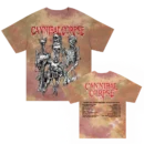 Cannibal Corpse Impalement 2025 Tour Everglades Dye T-Shirt