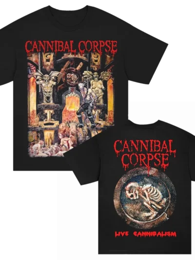 Cannibal Corpse Live Cannibalism Black T-Shirt