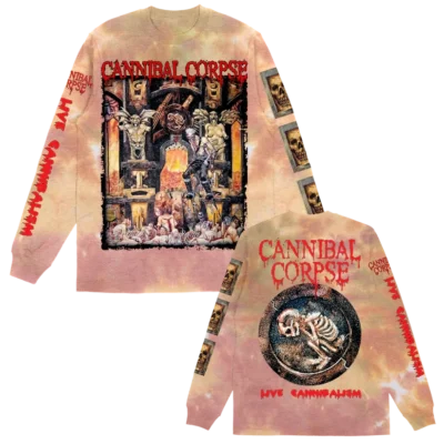 Cannibal Corpse Live Cannibalism Scab Dye Long Sleeve