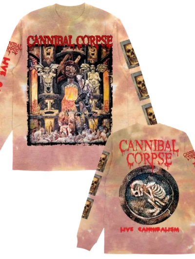 Cannibal Corpse Live Cannibalism Scab Dye Long Sleeve