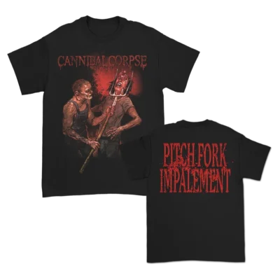 Cannibal Corpse Pitch Fork Impalement Black T-Shirt
