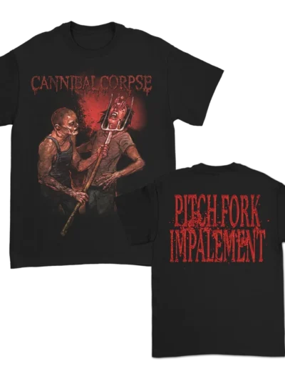 Cannibal Corpse Pitch Fork Impalement Black T-Shirt