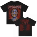 Cannibal Corpse Skull Maggot 2025 Tour Black T-Shirt
