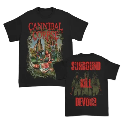 Cannibal Corpse Surround Kill Devour Black T-Shirt
