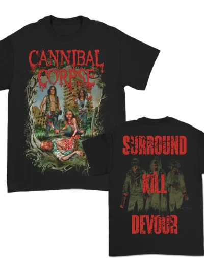 Cannibal Corpse Surround Kill Devour Black T-Shirt