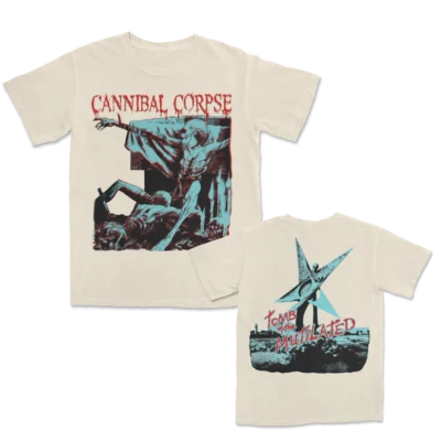Cannibal Corpse Tomb Of The Mutilated Bootleg Ivory T-Shirt