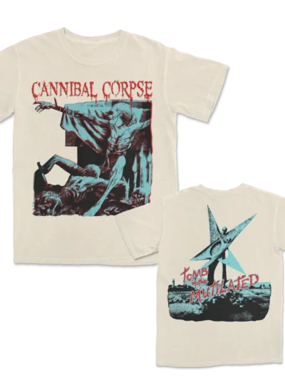 Cannibal Corpse Tomb Of The Mutilated Bootleg Ivory T-Shirt