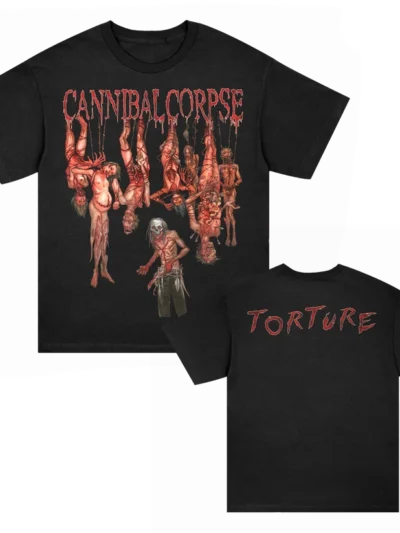 Cannibal Corpse Torture Album Cover Black T-Shirt