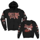 Cannibal Corpse Violence Unimagined Sketch Zip Up Black Hoodie