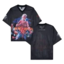 Cannibal Corpse X Brain Dead Football Jersey Black T-Shirt