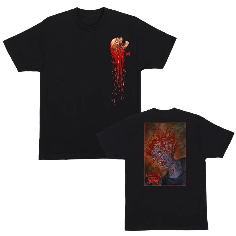 Cannibal Corpse X Creature Blood Trail Black T-Shirt