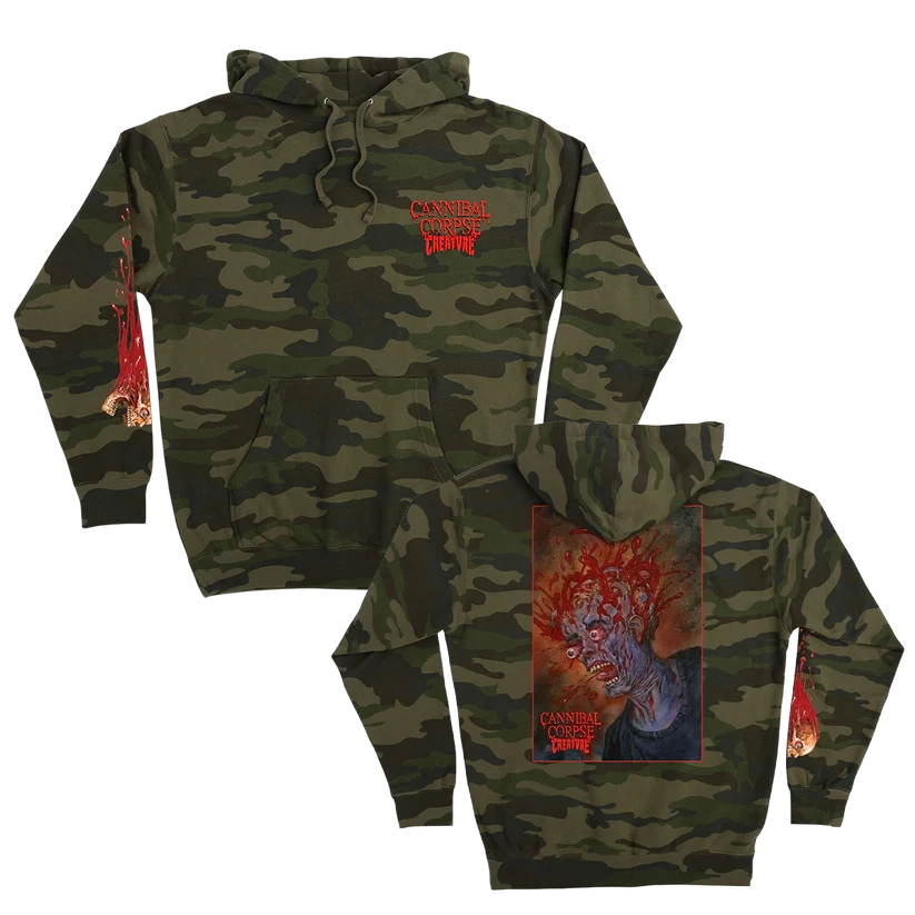Cannibal Corpse X Creature Blood Trail Pullover Camo Hoodie