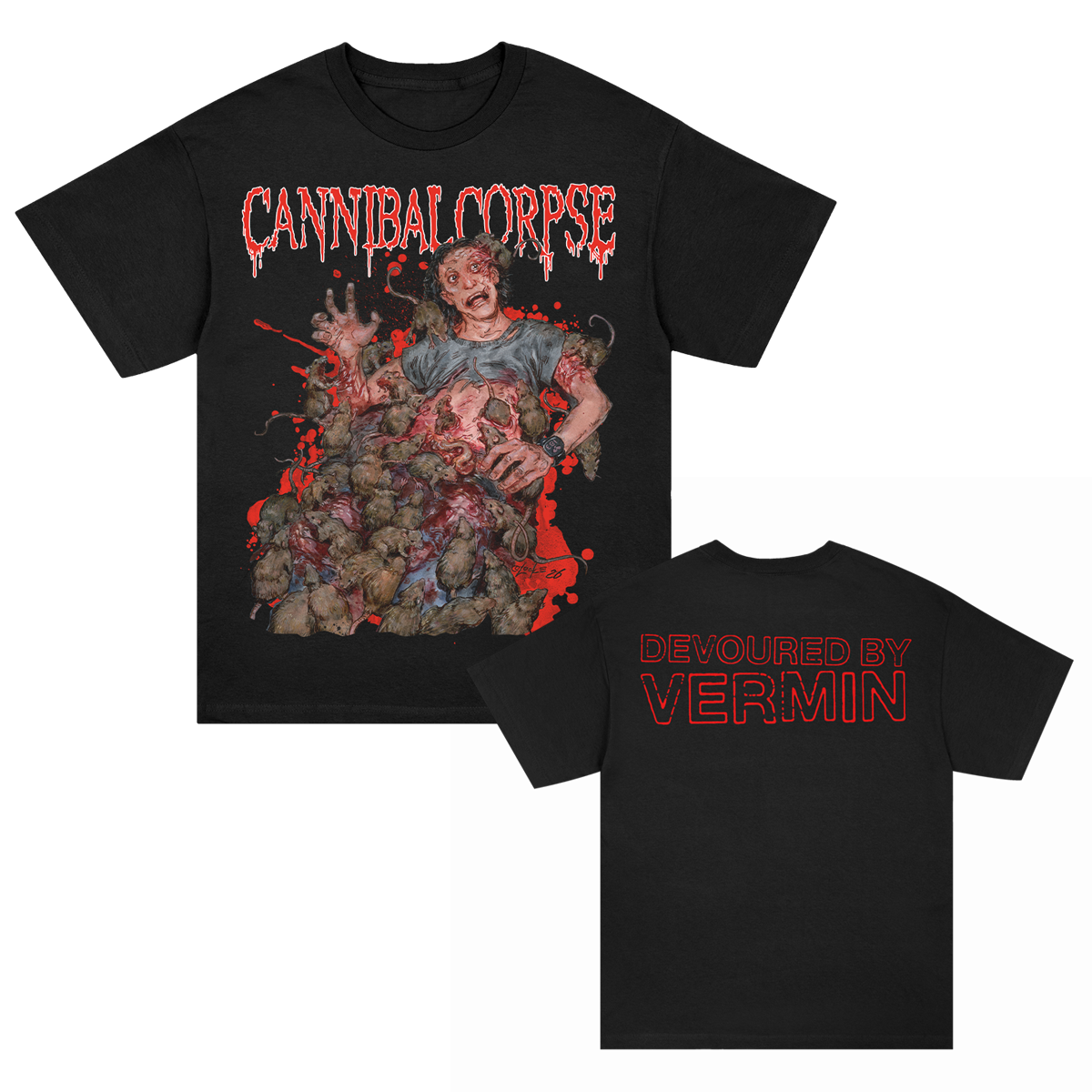 Cannibal Corpse Devoured By Vermin T-Shirt