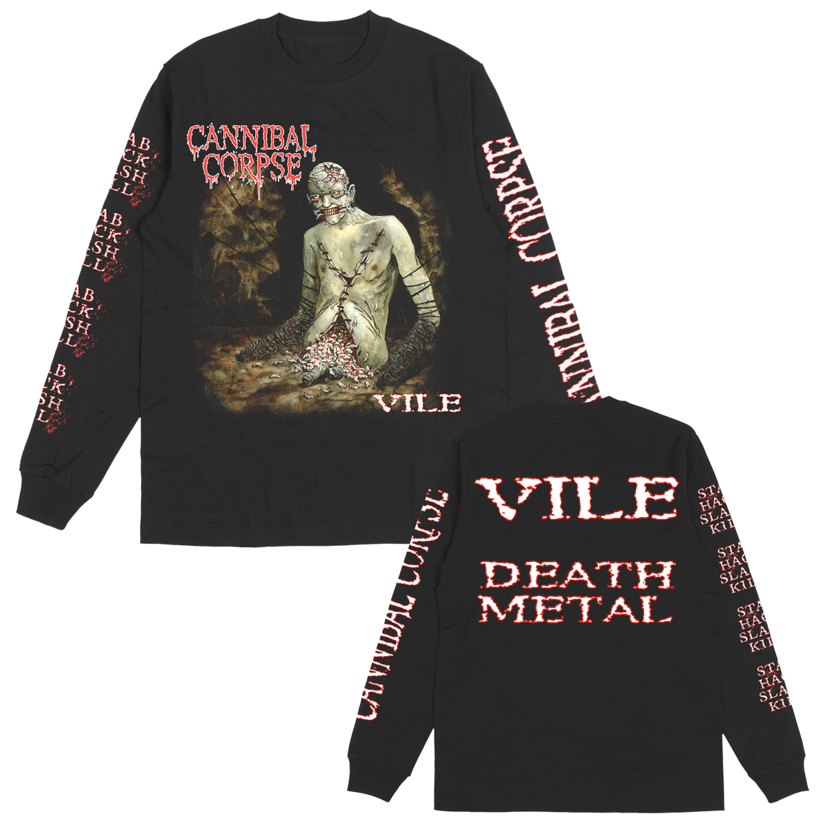 Cannibal Corpse Vile Cover Long Sleeve