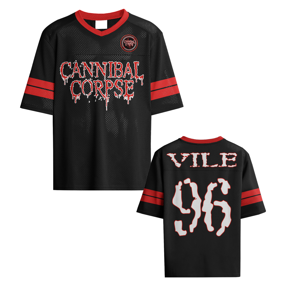Cannibal Corpse Vile Football Jersey