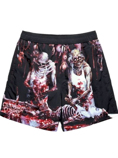 Cannibal Corpse Butchered At Birth All Over Print Shorts